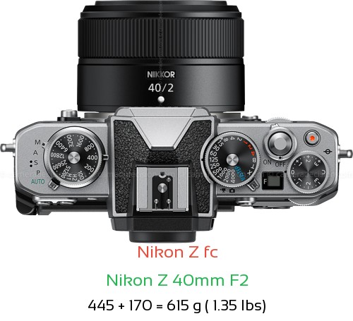 Nikon Z fc Camera and Nikon Z 40mm F2 Lens