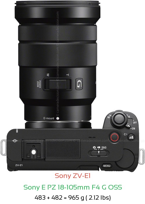 Sony ZV-E1 Camera and Sony E PZ 18-105mm F4 G Lens