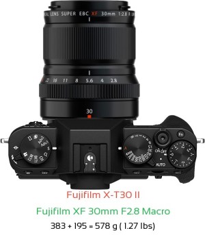 Fujifilm X-T30 II Camera and Fujifilm 27mm F2.8 Lens