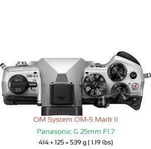 OM System OM-5 II Camera and Panasonic Leica 15mm F1.7 Lens