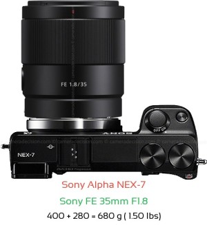 Sony NEX-7 Camera and Sony FE 50mm F1.8 Lens