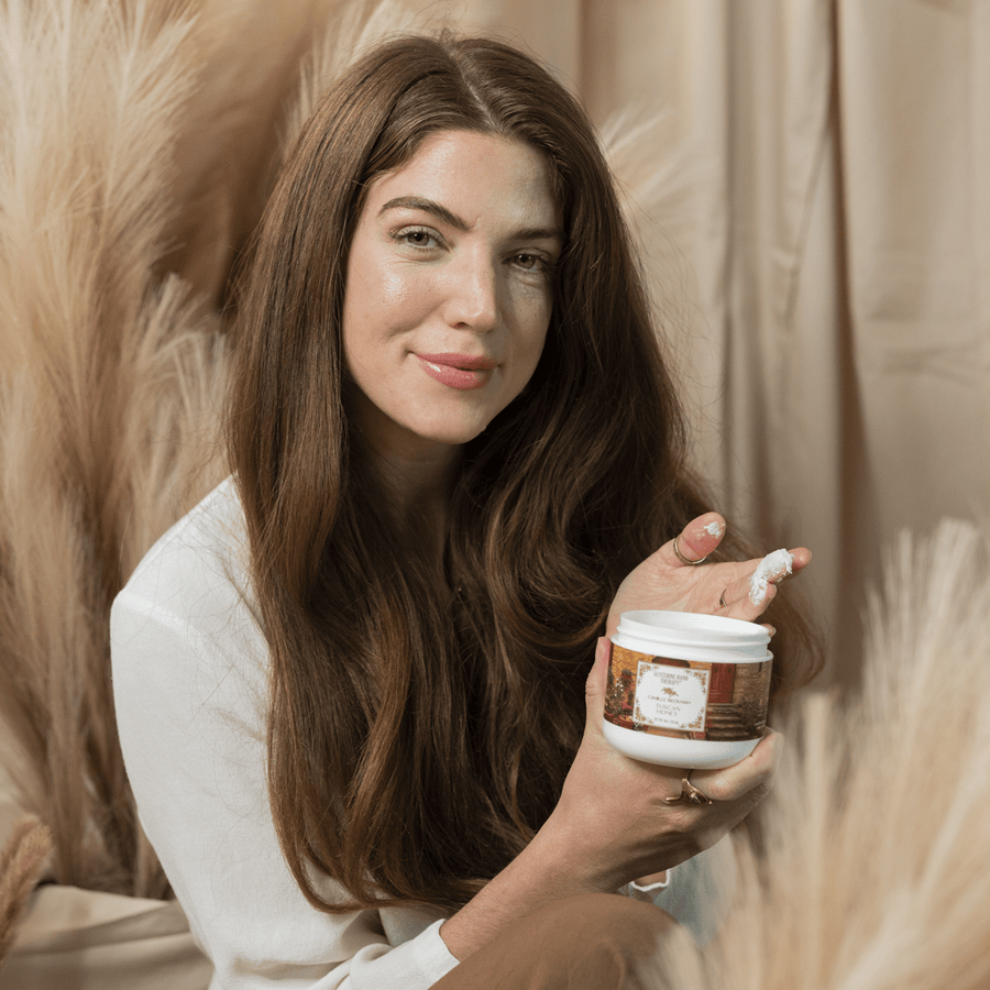 Glycerine Hand Therapy Tuscan Honey 8oz - Intense Non-Greasy Hand