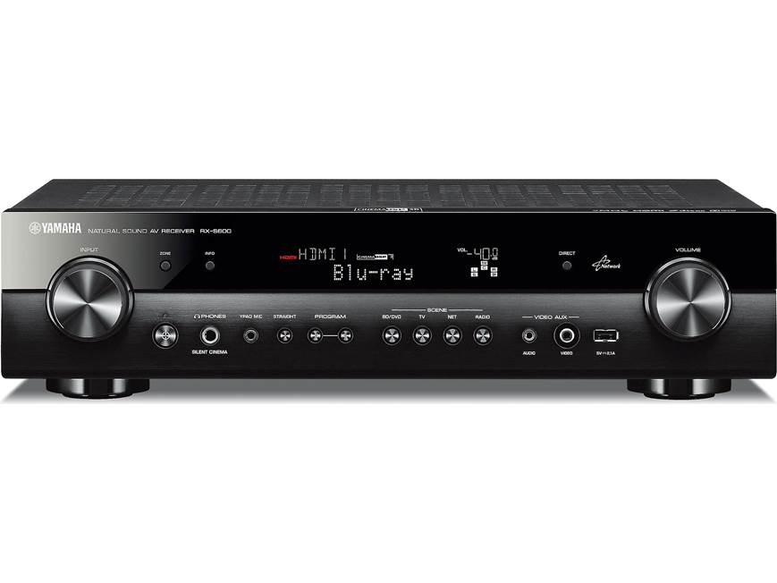 Yamaha RX-S600 Slimline 5.1-channel home theatre receiver with