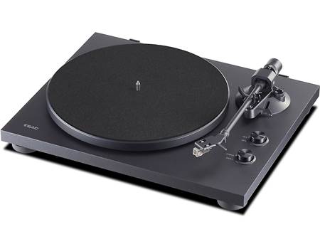 TEAC TN-280BT-A3 (Black) Manual belt-drive turntable with built-in