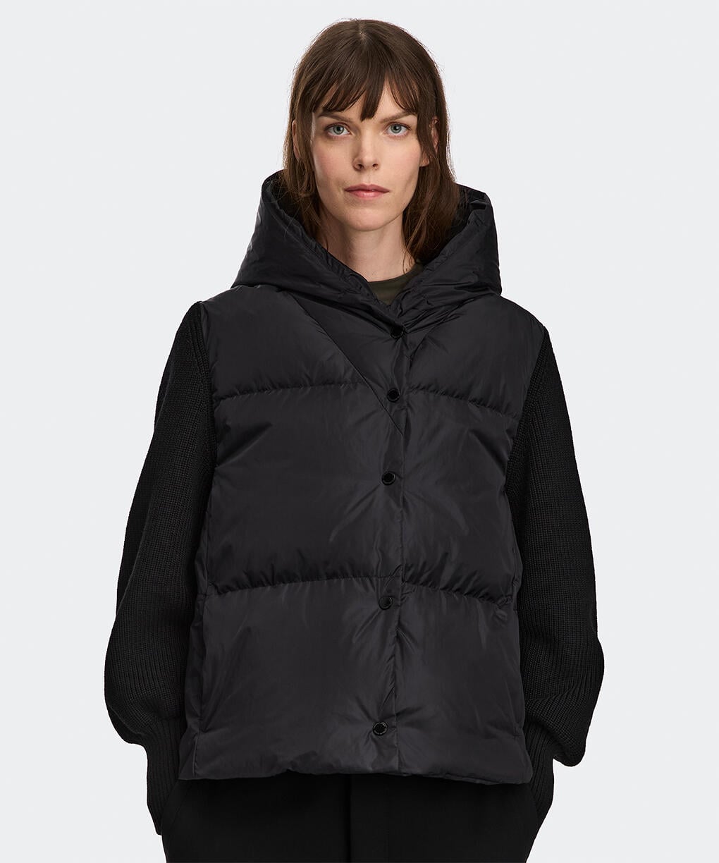 ハイブリッジ アストリア ニット フーディー(9202W)｜カナダグース