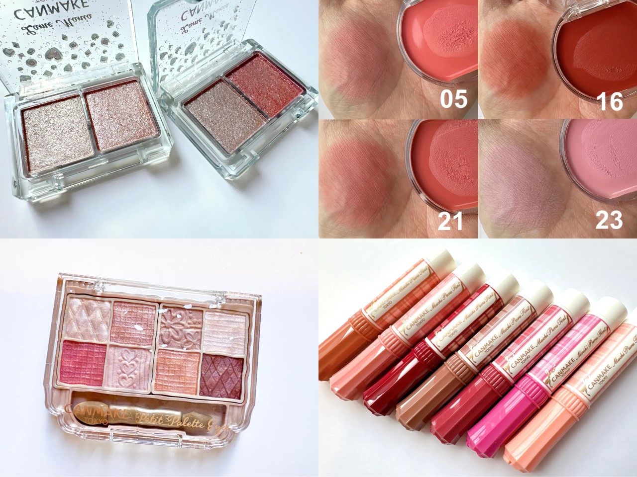 キャンメイク」人気おすすめ【最新34選】スウォッチ＆レビュー付き