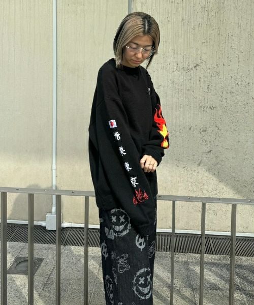 CANDY SOUVENIR EMBROIDERY KNIT | Candy Stripper（キャンディ