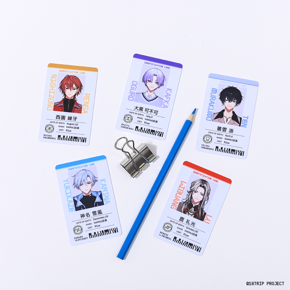 二次販売】社員証カード／西園 練牙(18TRIP presents “HAMAツアーズ