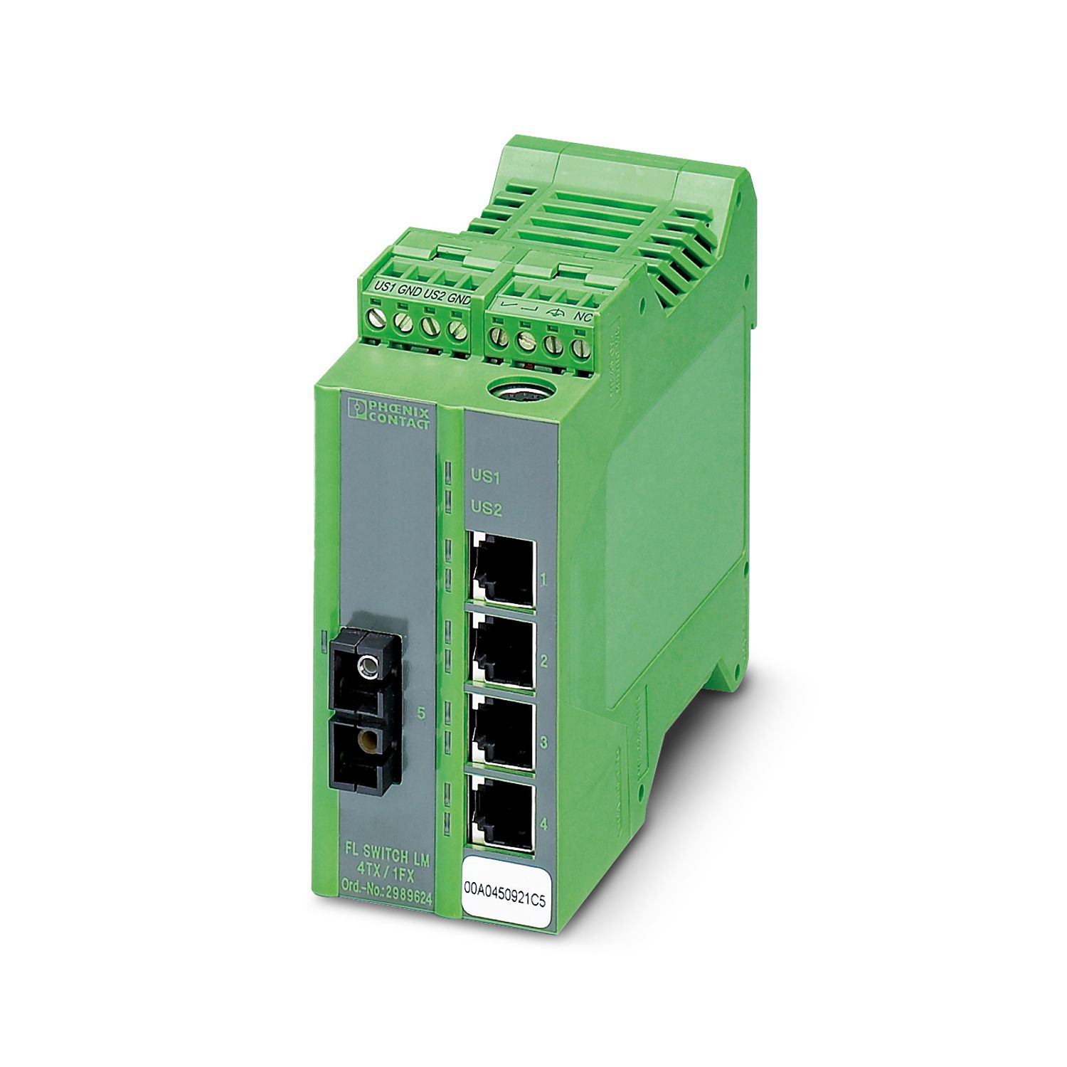 FL SWITCH LM 4TX/1FX - Industrial Ethernet Switch - 2989624