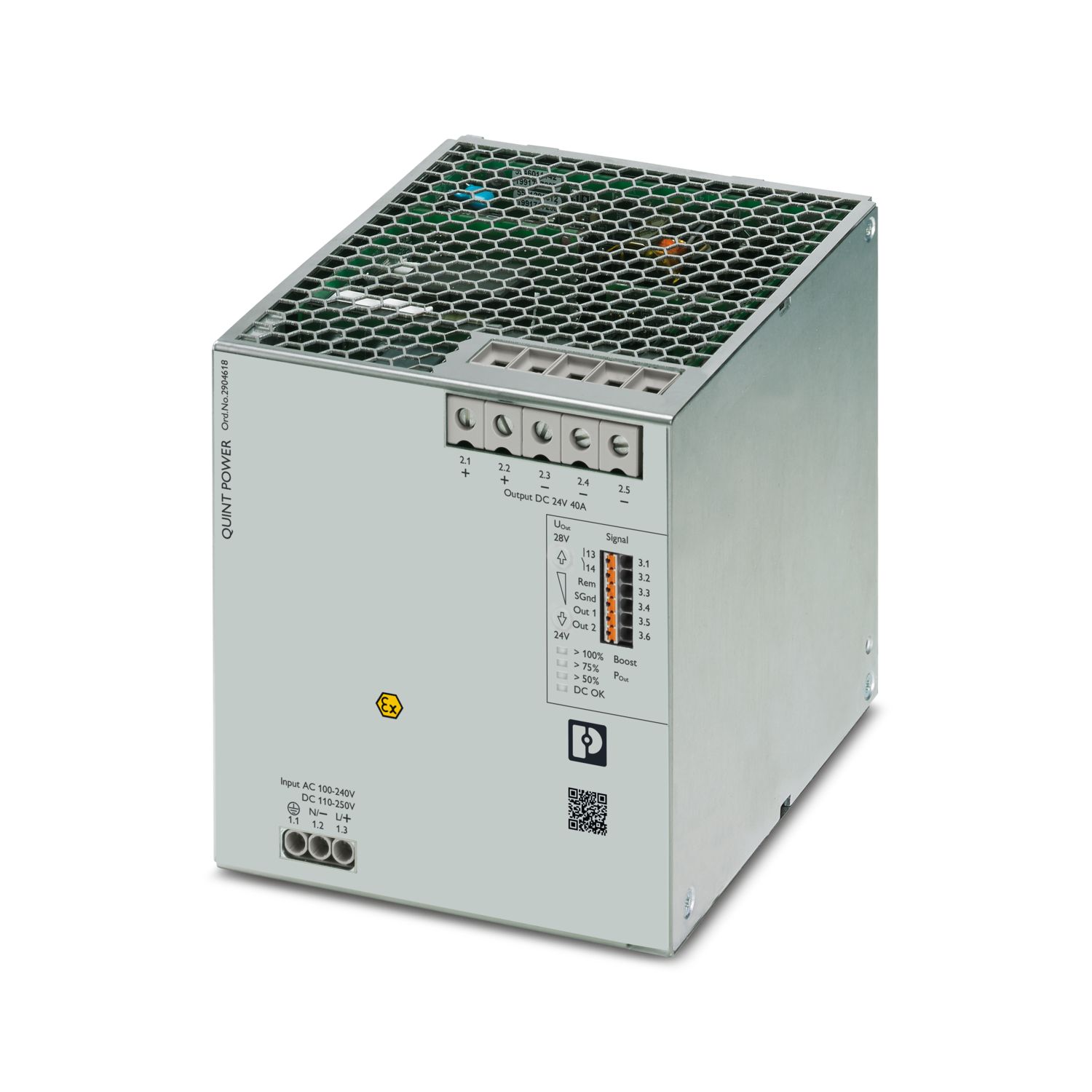 QUINT4-PS/1AC/24DC/40/+ - Power supply - 2904618 | Phoenix Contact