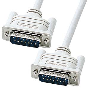 NEC対応ディスプレイケーブル 1.5m D-sub 15pin/KB-D151K/KB-D151K