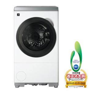 シャープ ドラム式洗濯機 左開き 洗濯12.0kg 乾燥6.0kg 幅64cm 自動お