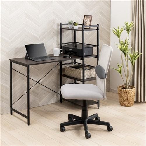 在庫限り】デスク ヤマダオリジナル ダークブラウン シェルフ付デスク