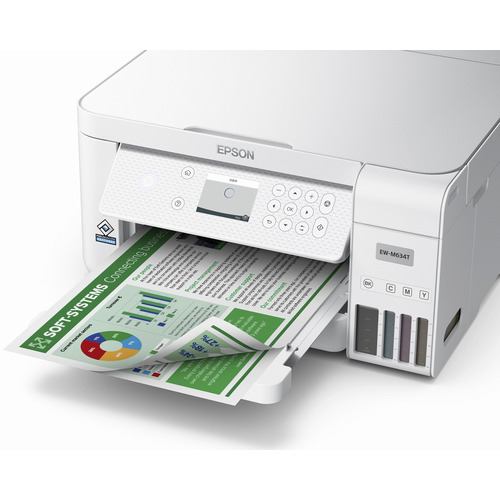 EPSON EW-M634T A4カラーインクジェット複合機 ホワイト | ヤマダ