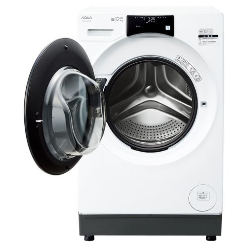 アクア ドラム洗濯機 左開き 洗濯12.0kg 乾燥6.0kg 幅59.5cm お湯洗い