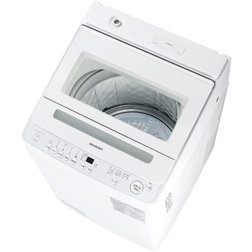 シャープ ES-GV7K-W 全自動洗濯機 (洗濯7.0kg) | ヤマダウェブコム