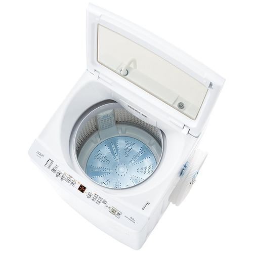 AQUA AQW-V8P(W) 全自動洗濯機 V series 8kg ホワイト AQWV8P(W