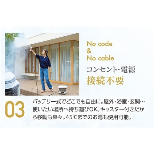 サイエンス ポータブル高圧洗浄機 ミラブル アクアブラスト T