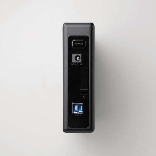 エレコム ELD-QEN2060UBK SeeQVault対応3.5インチ外付けハードディスク