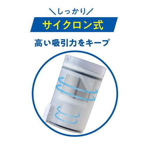 AQUA AQC-PX2R(W) コードレススティッククリーナー サイクロン式