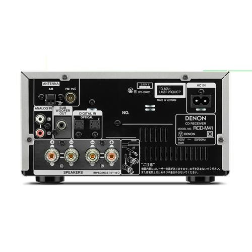 デノン RCD-M41-SP Bluetooth対応CDレシーバー プレミアムシルバー