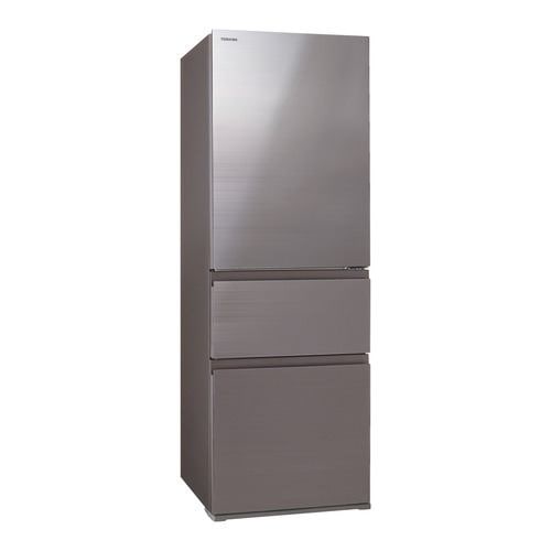 東芝 冷蔵庫 356L 右開き 3ドア 幅60cm フリードアポケット 3段冷凍室