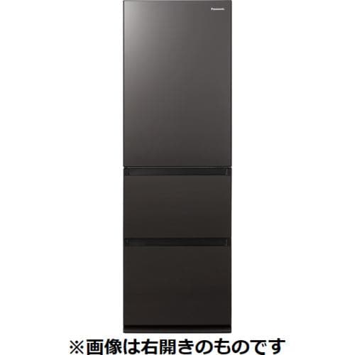 パナソニック NR-C374GCL-T 3ドア冷蔵庫 (365L・左開き) ダーク