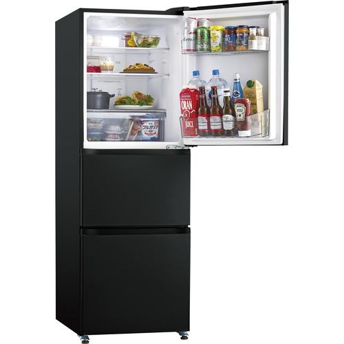 Haier JR-CV29B-K 3ドア冷蔵庫 SLIMORE （286L・右開き） チャコール