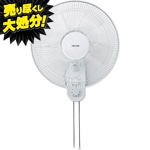 千住 KIW424 引き紐式壁掛扇風機 TEKNOS ホワイト | ヤマダウェブコム