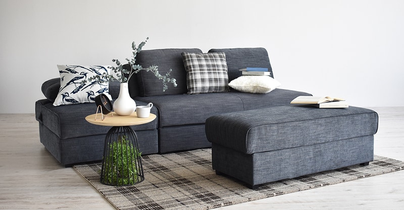 大塚家具 オットマン「組み合わせ式ソファベッド パズル」 ソフト