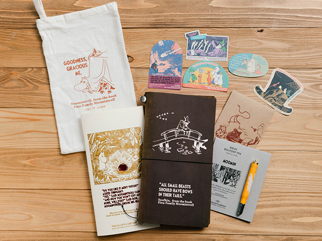 MOOMIN SHOP ONLINE】TRAVELER'S COMPANY トラベラーズノートセット