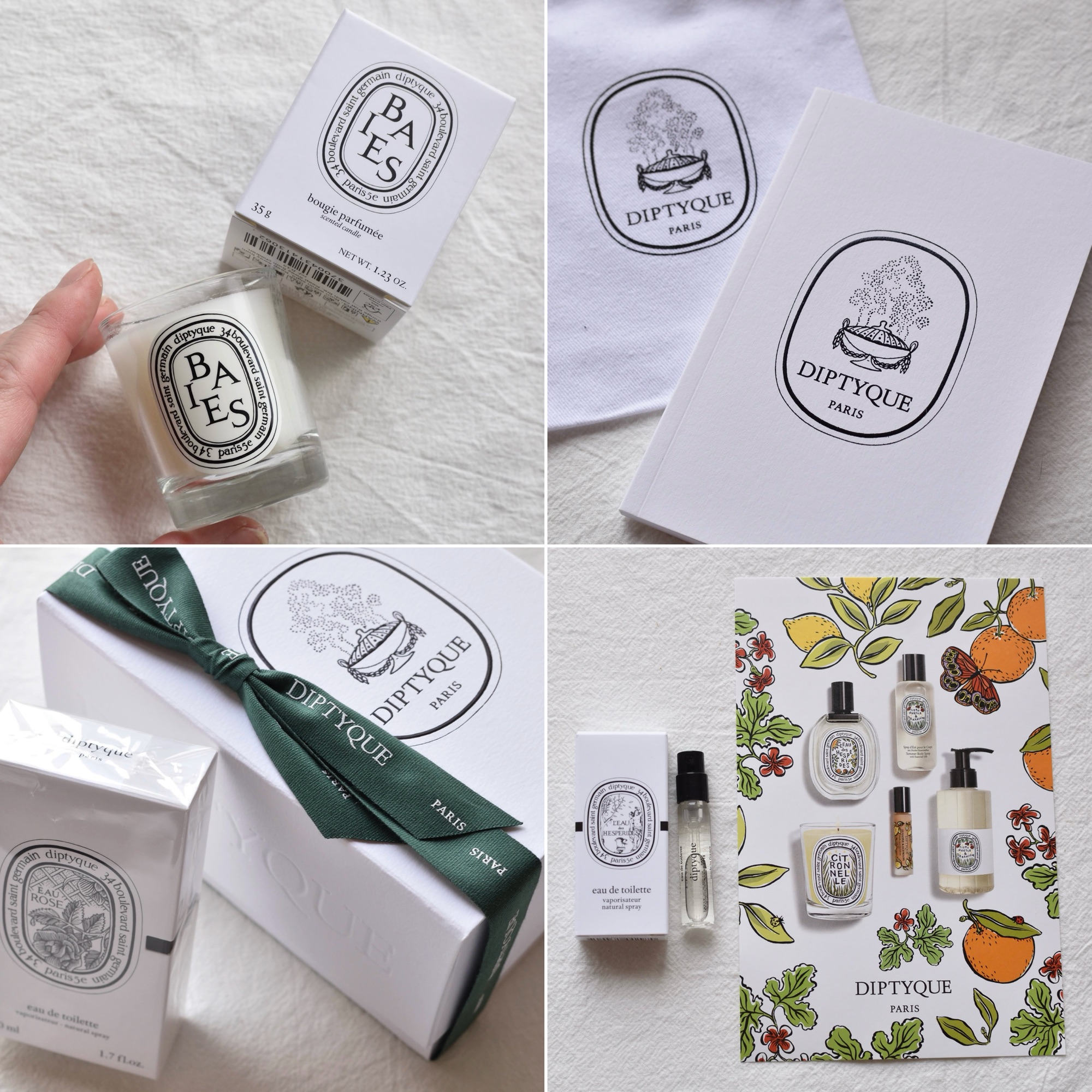 ディプティック サンプル 9点 ディプティック サンプル 9点 国内正規品