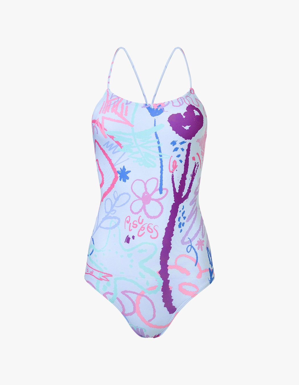 PISCESS Plaid Check Triangle Bikini - Blue | International Store