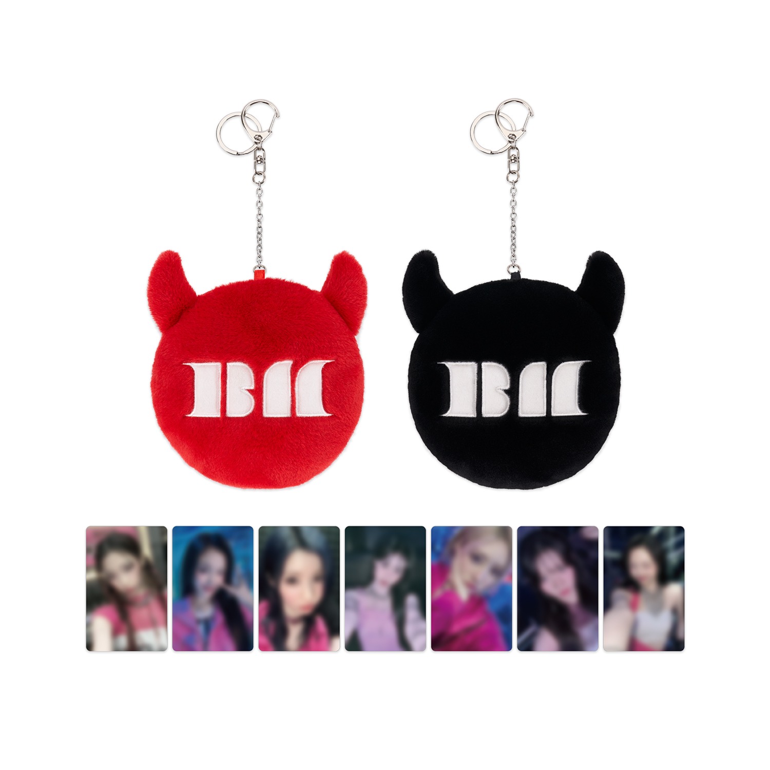 HELLOMONSTERS] BABYMONSTER HORN PLUSH POUCH KEYRING - YG SELECT