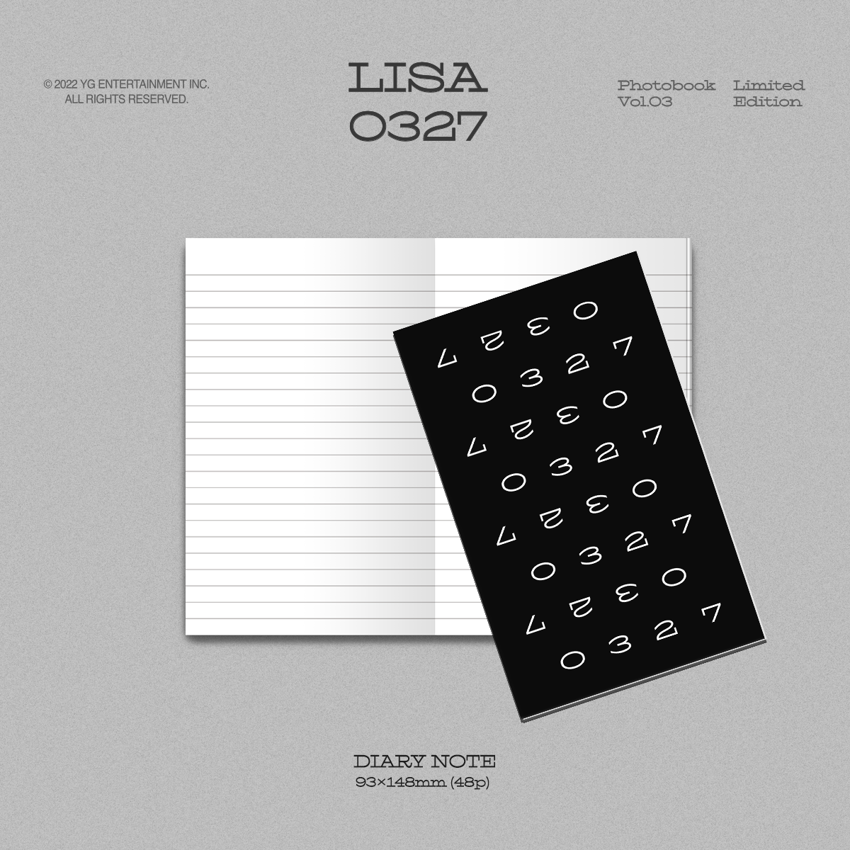 LISA 0327 PHOTOBOOK VOL.03 -LIMITED EDITION- - YG SELECT
