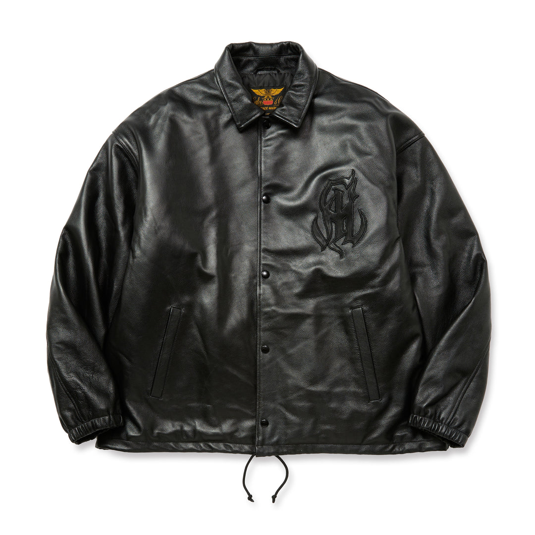 LEATHER COACH JACKET ＜EXCLUSIVE＞ – CALEE ONLINE STORE