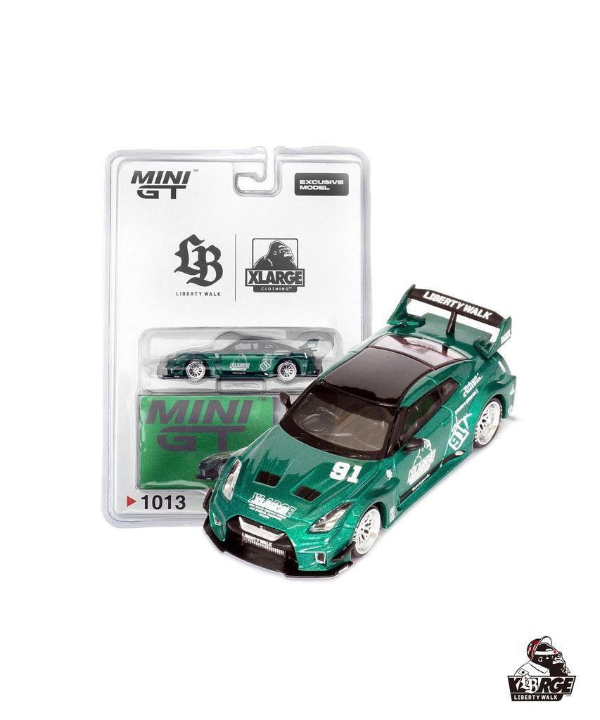 XLARGE×LIBERTY WALK MINI GT 1/64 LB-Silhouette WORKS GT NISSAN