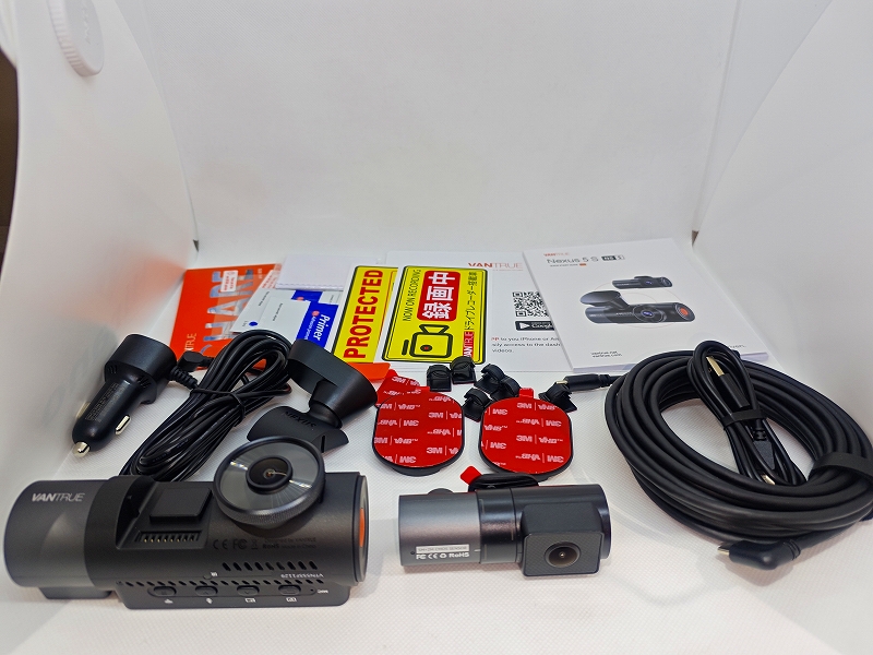 N5S」の実機レビューと評価 VANTRUEの2025年向けの4カメラドラレコ