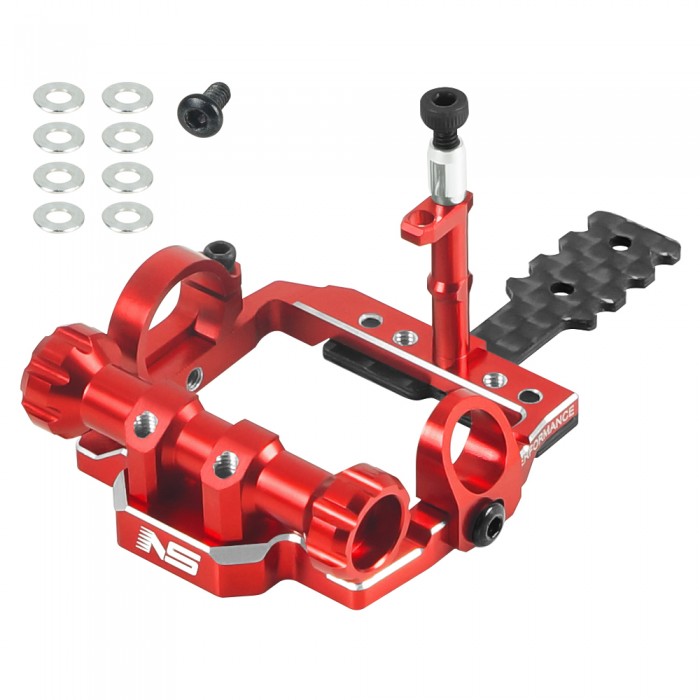 Mini-Z RWD MR04 : 98-102mm Square Motor Mount (RED) - Kyosho
