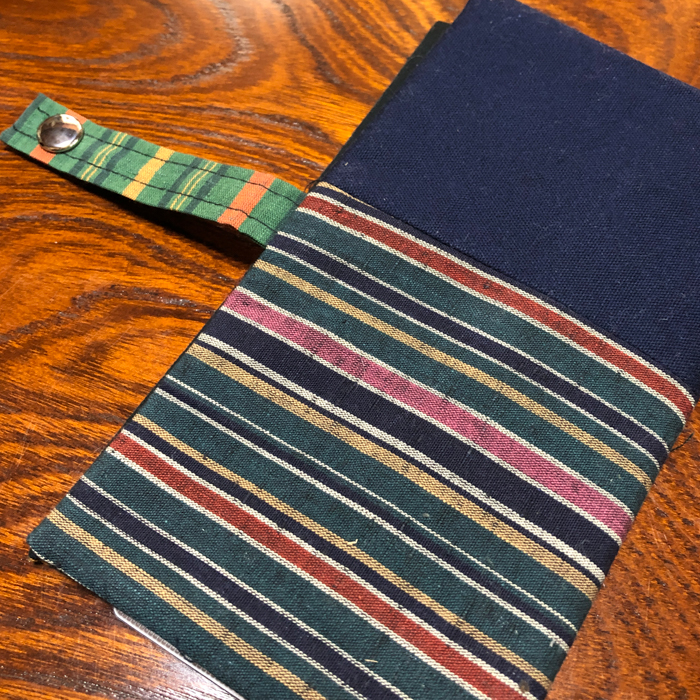 着物リメイク 会津木綿カードケースカバー | 着物リメイク | クラフト