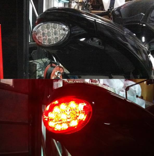 BUELL XB用 LEDテール 安全性向上 | DAZ_MOVEMENT