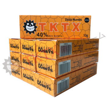TKTX 皮膚表面麻酔クリーム 40% オレンジ 10本セット | TKTX 麻酔