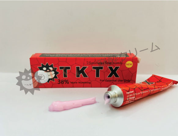 TKTX 皮膚表面麻酔クリーム レッド 38% 1本 | TKTX 麻酔クリーム 正規