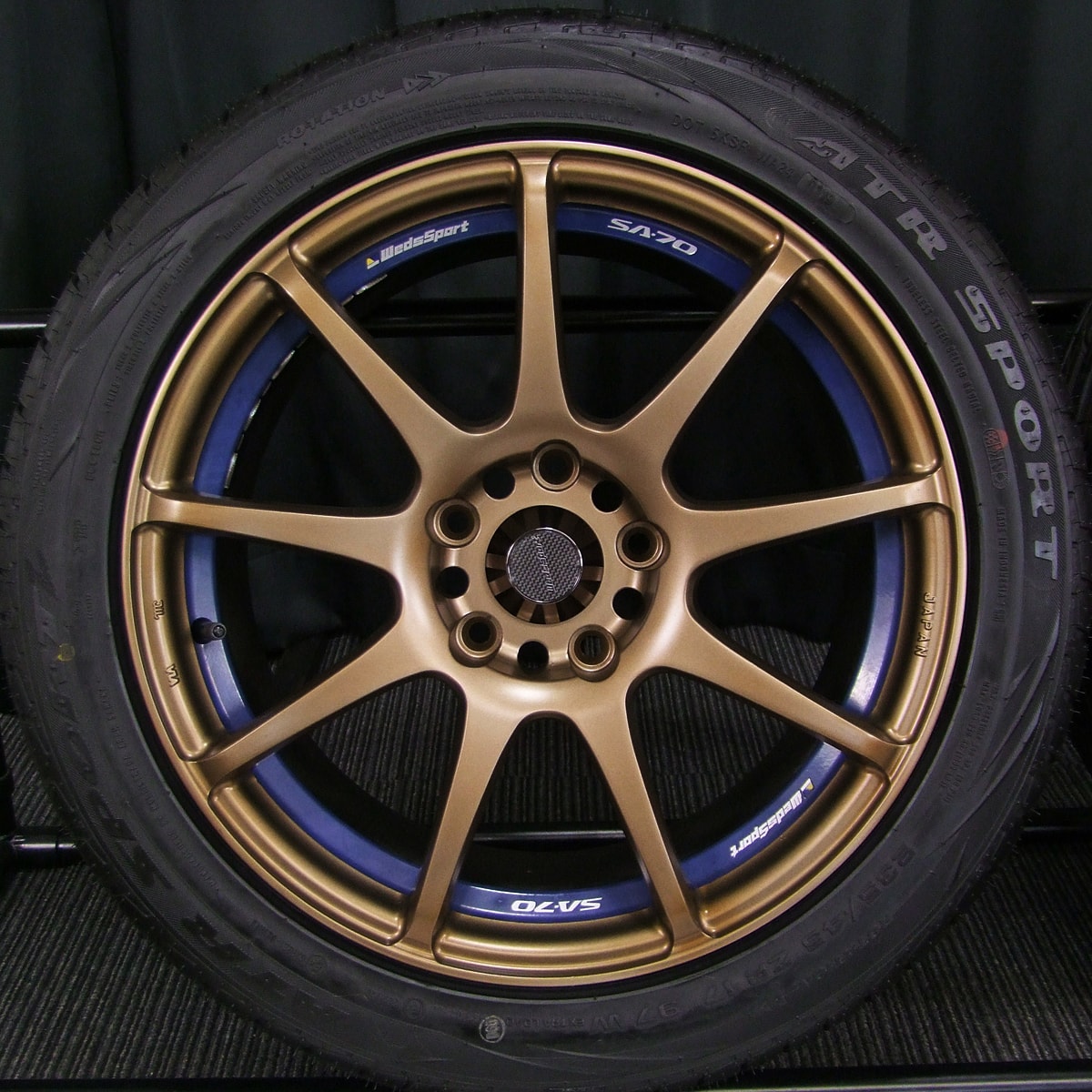 WedsSport SA-70 17×8J+32.17×9J+35中古セット WedsSport SA-70 17×8J+
