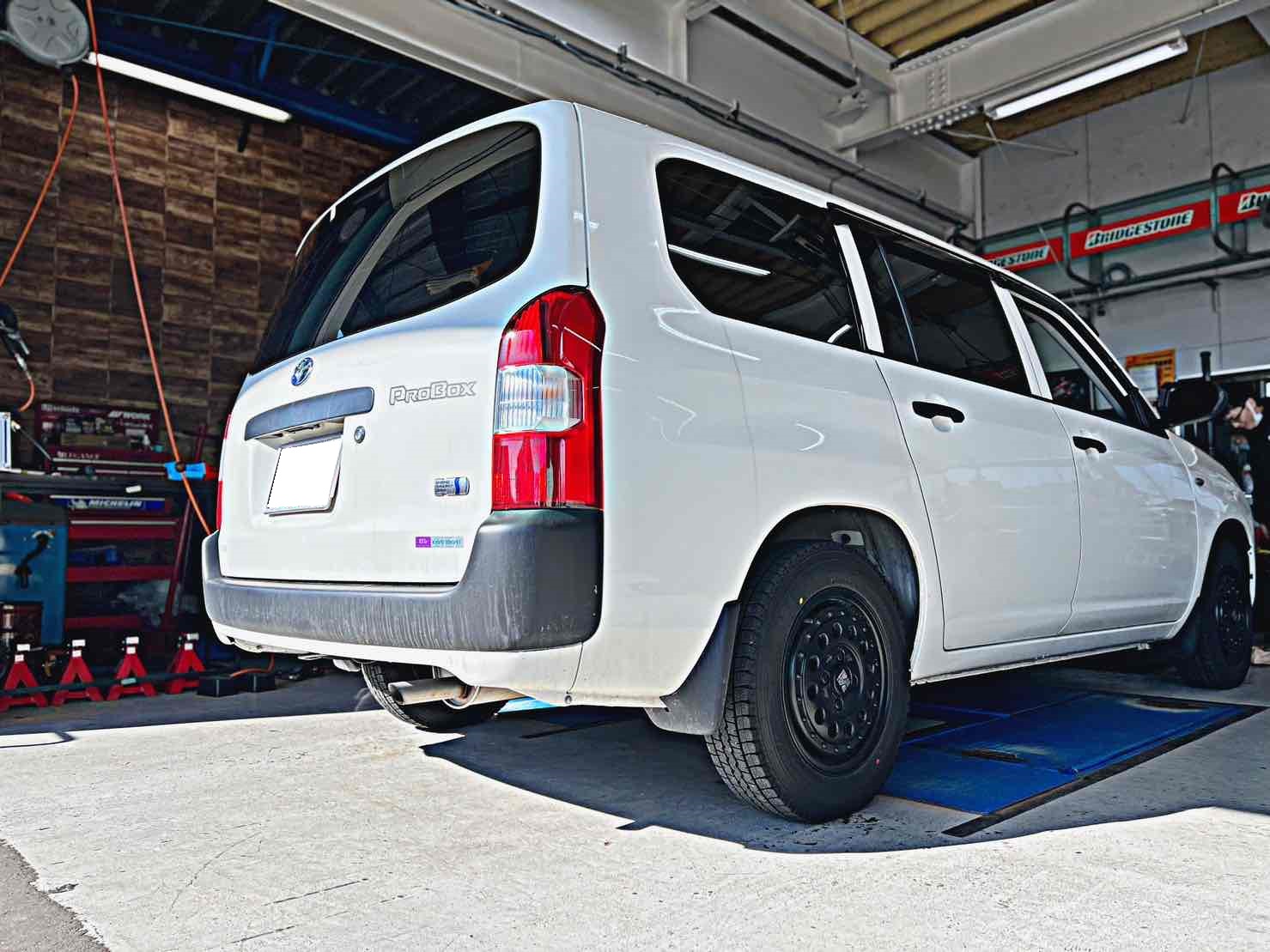 TOYOTA PRO BOXに エスペリア スーパーアップサス取り付け！！＆タイヤ