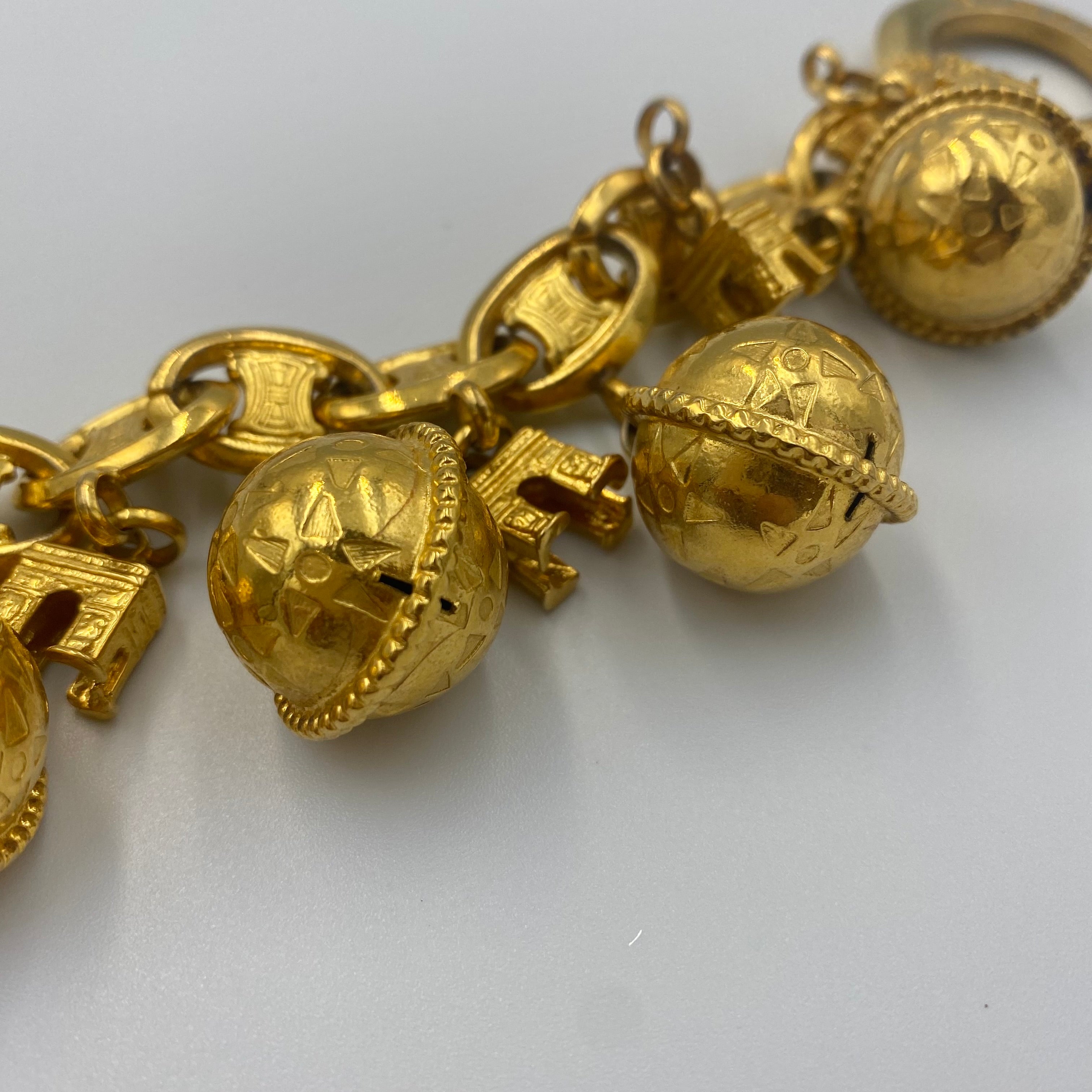 CELINE ブラゾン 凱旋門 スターボール ブレスレット