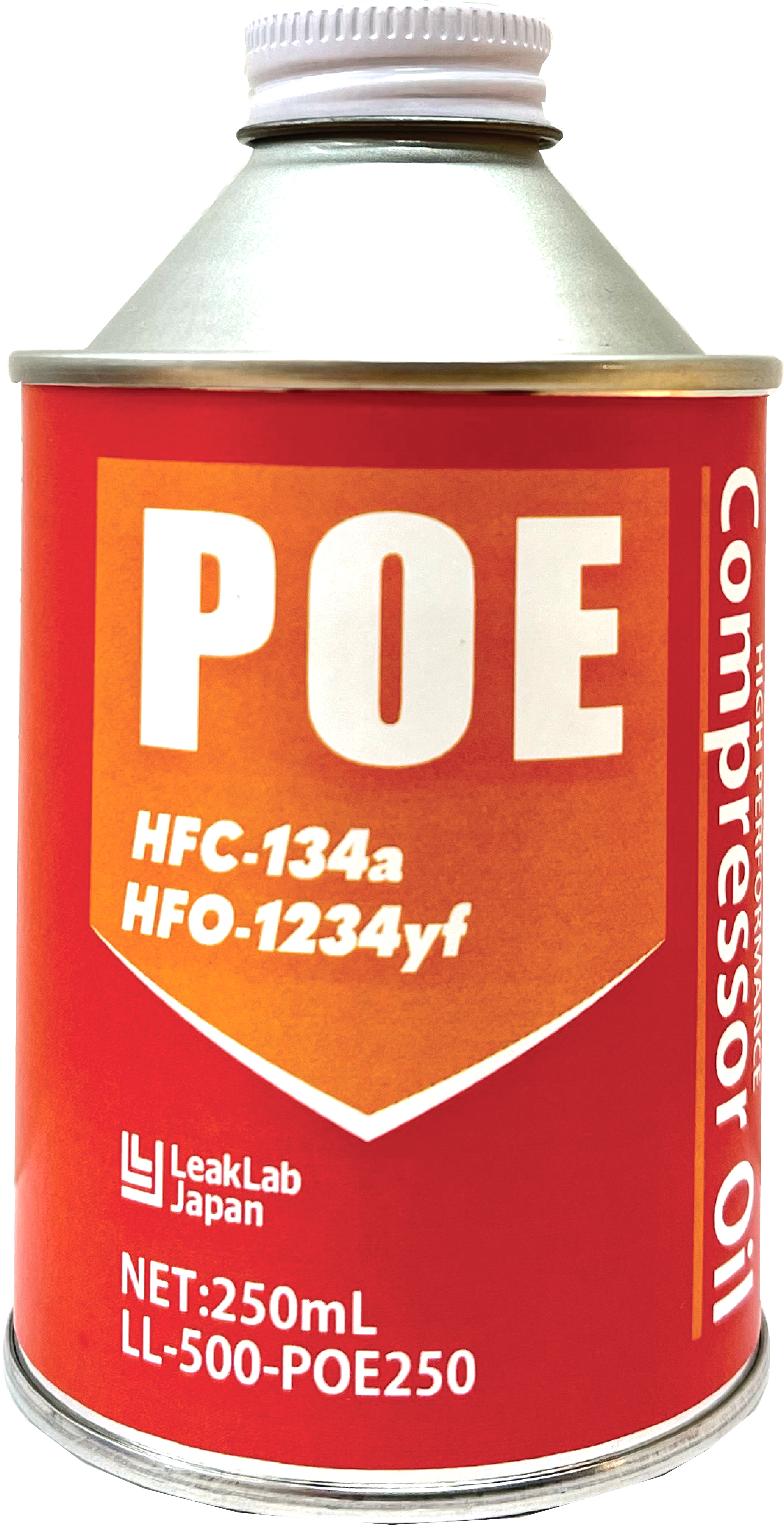 R134a&R1234yf兼用POEオイル缶（250ml）LL-500-POE250｜自動車ケミカル
