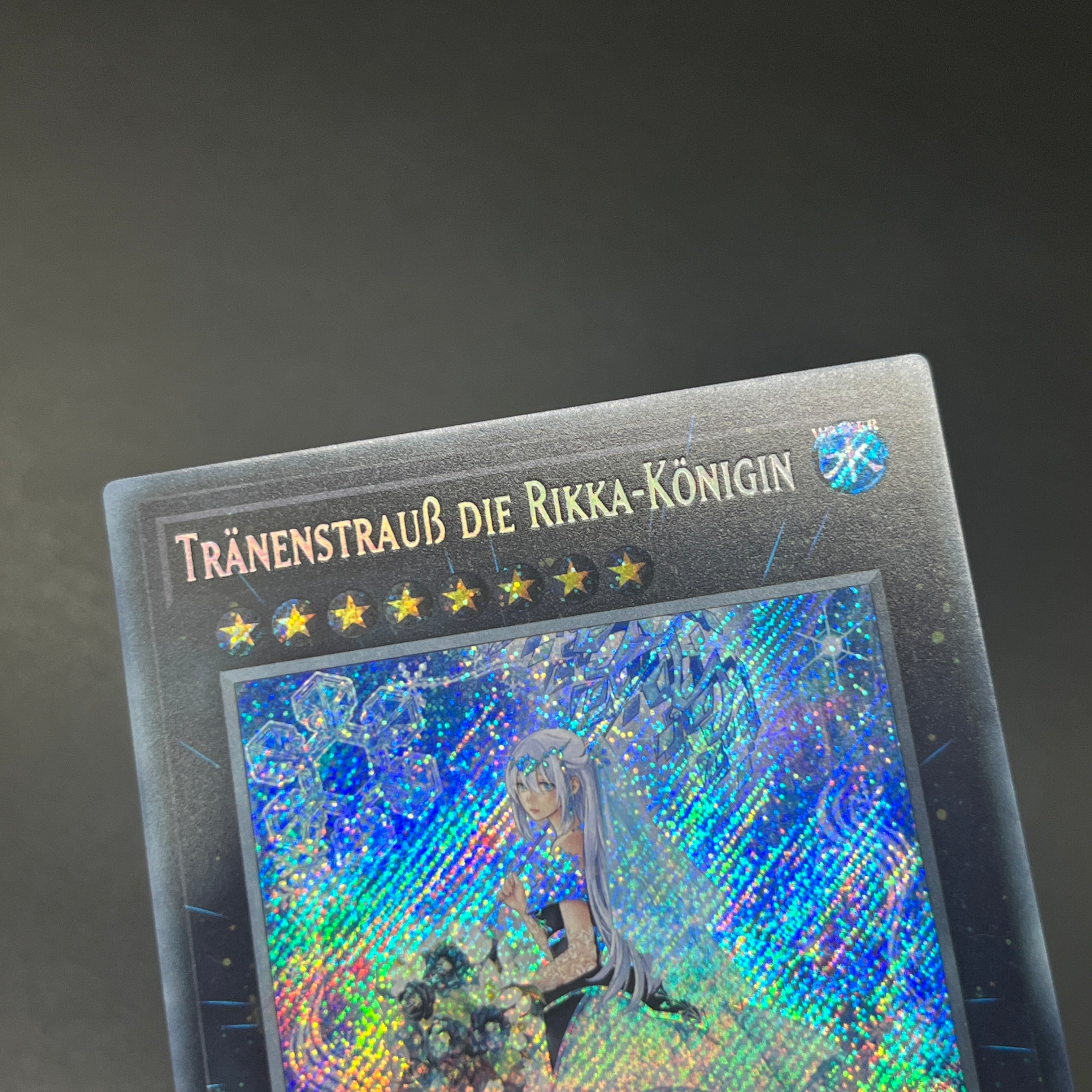 遊戯王 六花聖ティアドロップ/シークレット/ドイツ語/1st/EU版