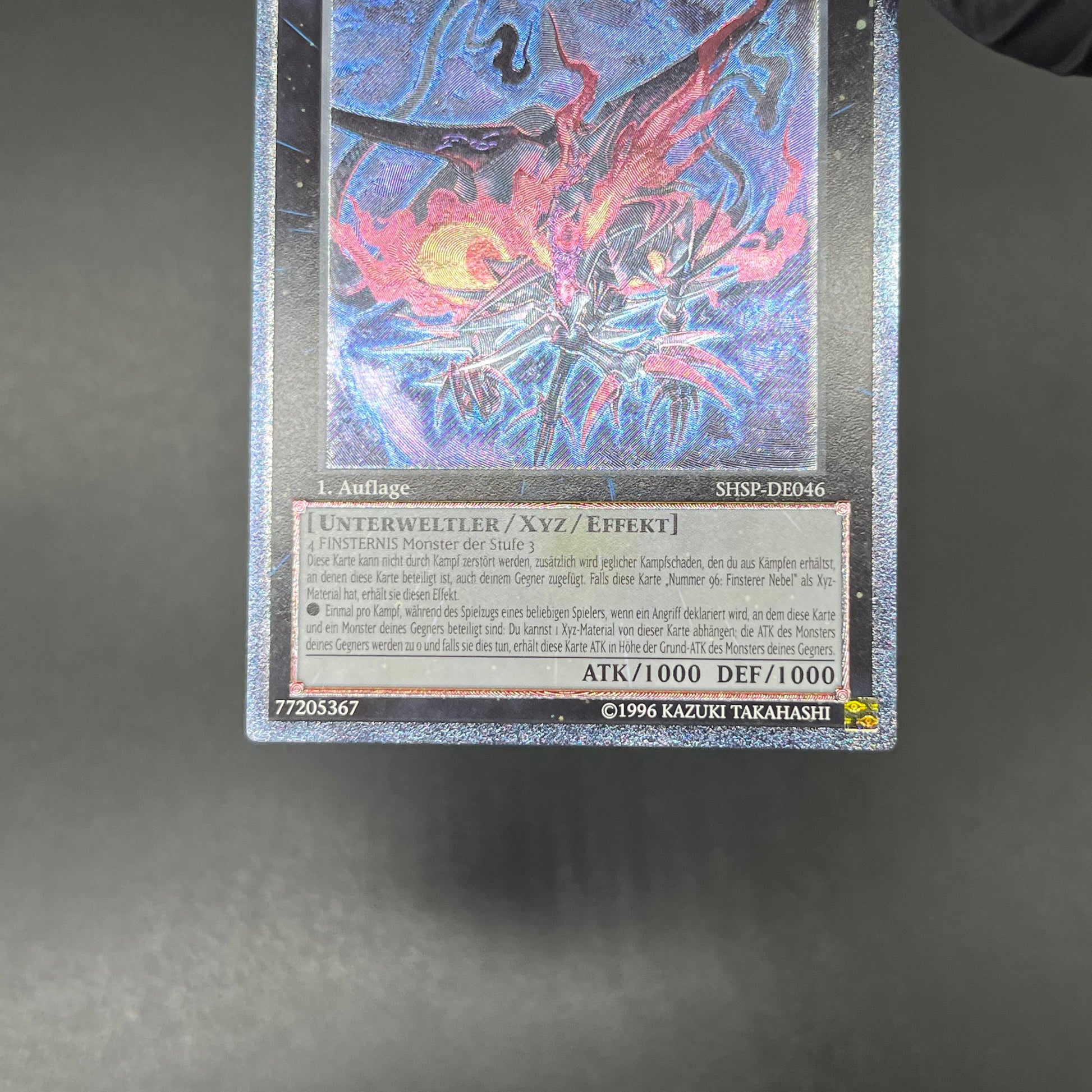 遊戯王 CNo.96 ブラック・ストーム/レリーフ/ドイツ/1st/EU版