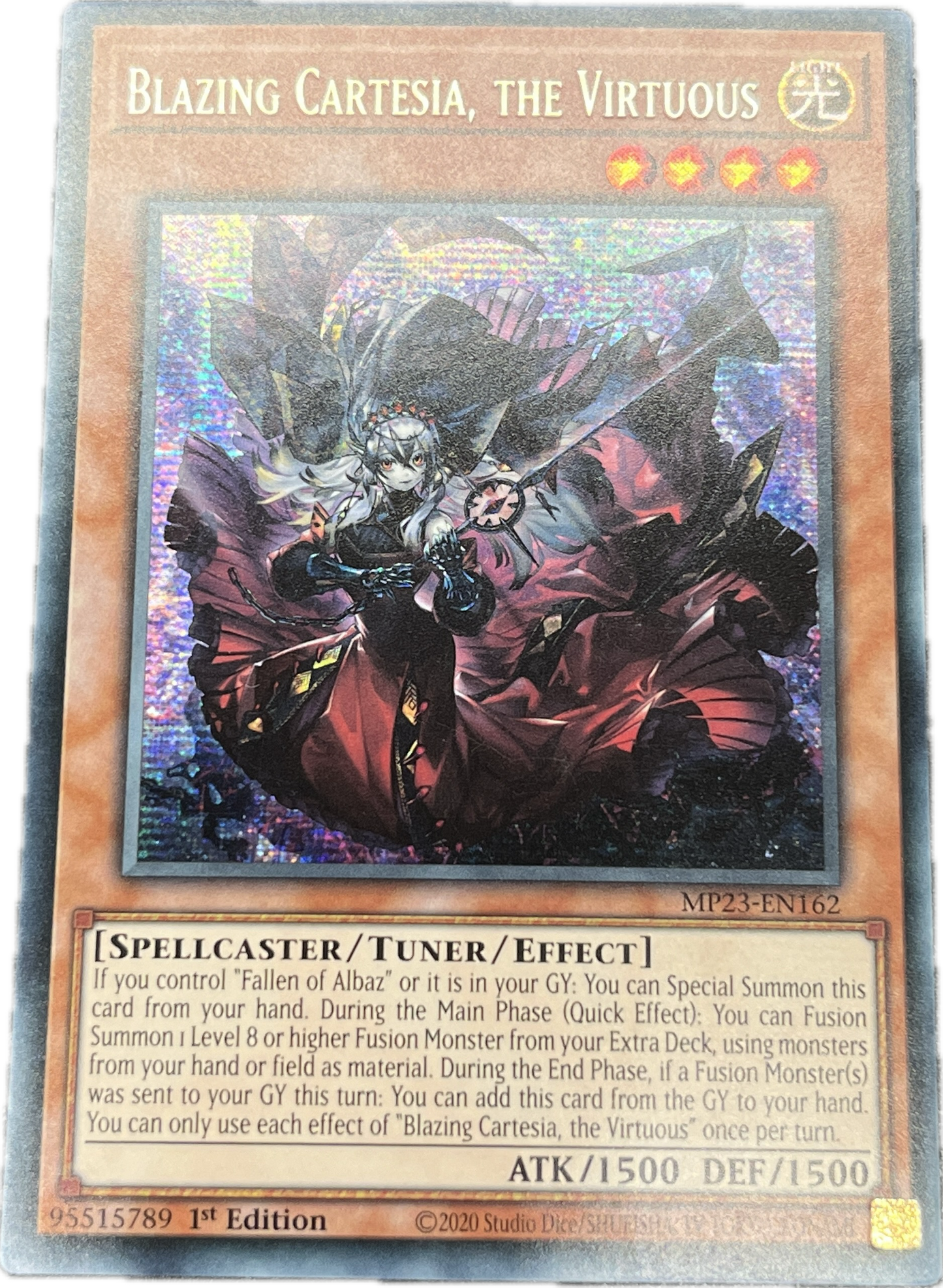 遊戯王 赫の聖女カルテシア/シークレット/英語/1st/EU版 – カード